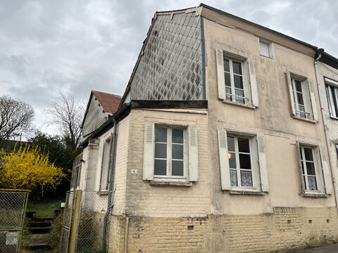 VENTE d'une maison 3 pièces avec terrain et garage proche Rethel 82000 Saulces-Monclin (08270)