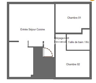  Appartement � vendre 3 pi�ces 51 m�