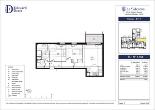  Appartement � vendre 3 pi�ces 58 m�