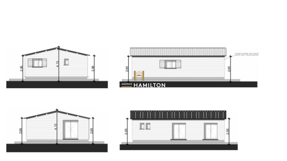 Vente Terrain TERRAIN ET PROJET DE CHALET EN BOIS À BÂTIR Bach