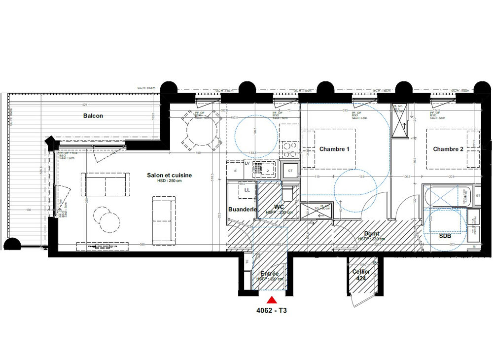 Vente Appartement Appartrement T3 avec Terrasse -Lyon Confluence Lyon 2