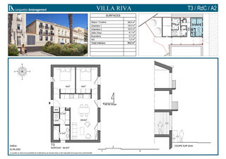  Appartement � vendre 3 pi�ces 55 m�