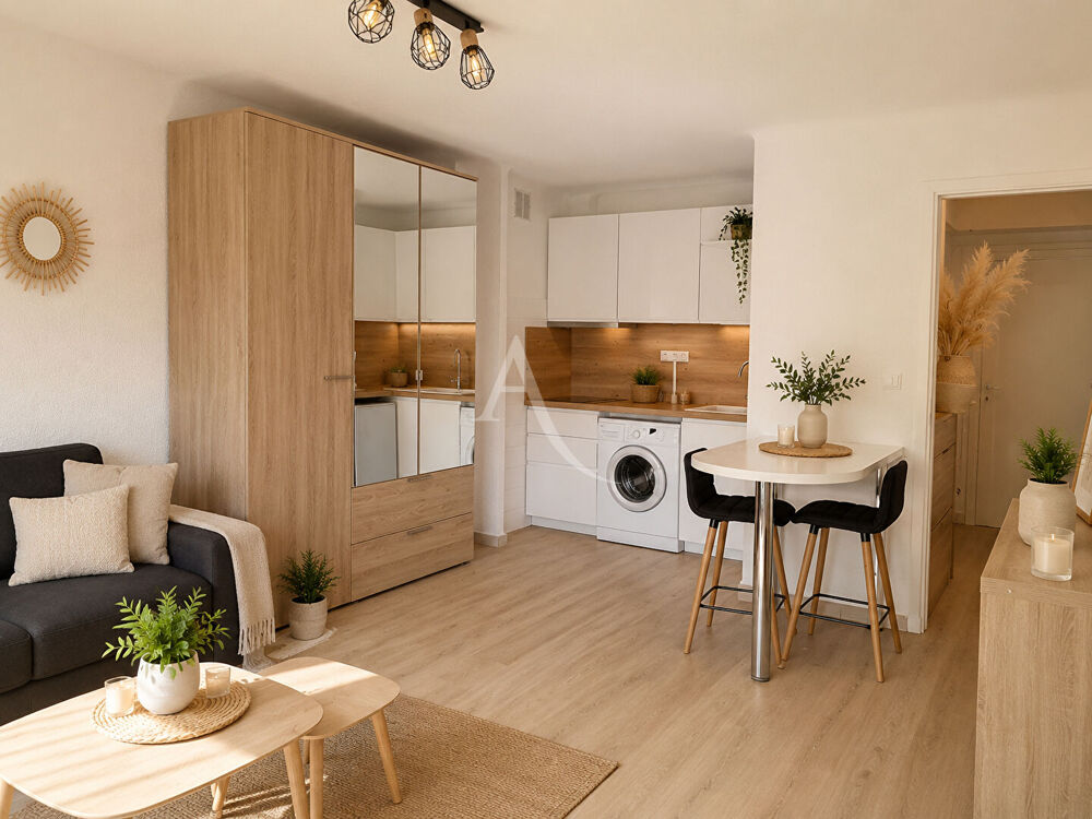 CANNES CENTRE-VILLE - STUDIO MEUBLÉ VENDU LOUÉ - INVESTISSEMENT LOCATIF