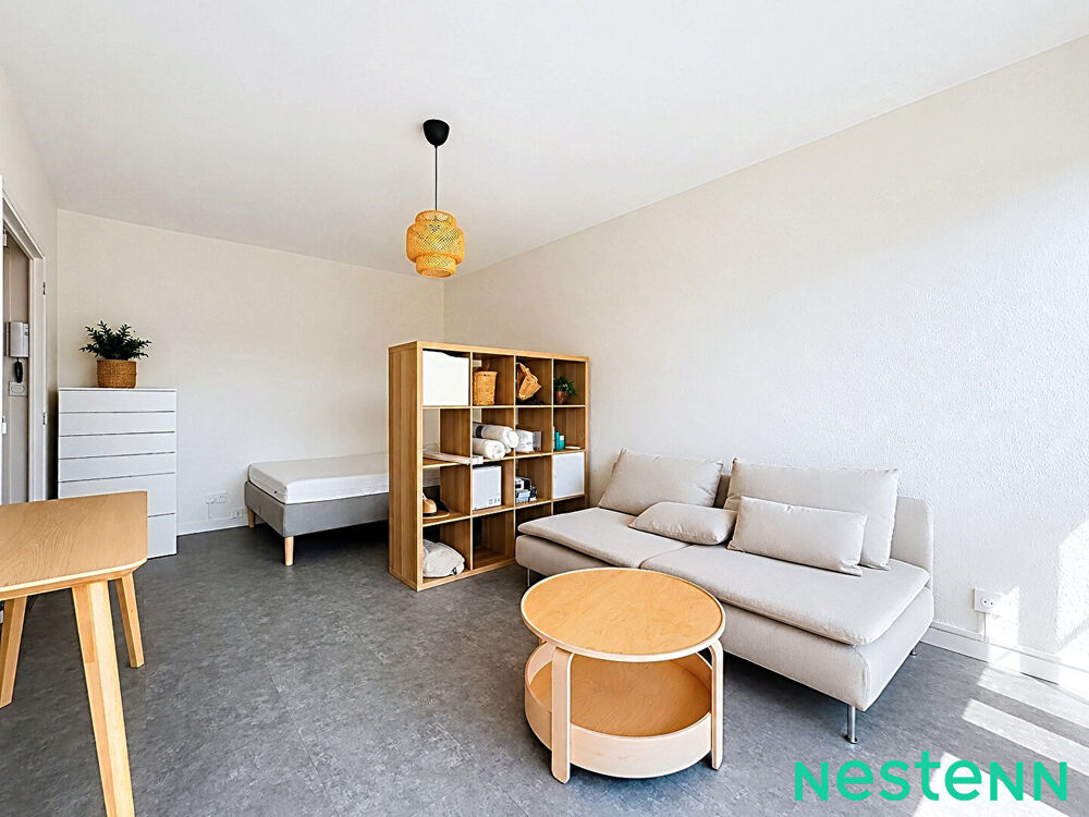 Location Appartement Cours Fauriel - T1 de  32 m² avec balcon, ascenseur - Meublé Saint etienne