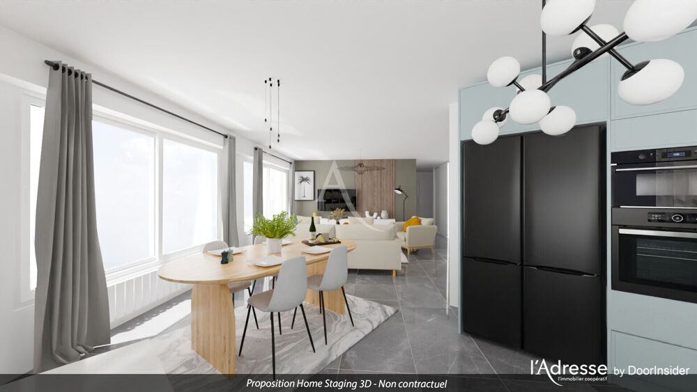 Appartement 4 pièce(s) 93 m²à vendre Paris-19e-arrondissement