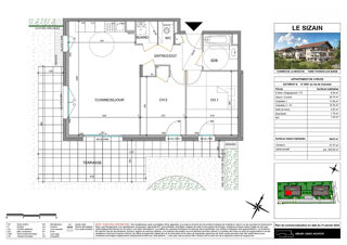  Appartement � vendre 3 pi�ces 1 m�