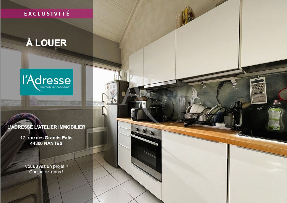Location Appartement DOULON-BOTTIERE - T2 meublé en duplex 39.50 m2 Nantes