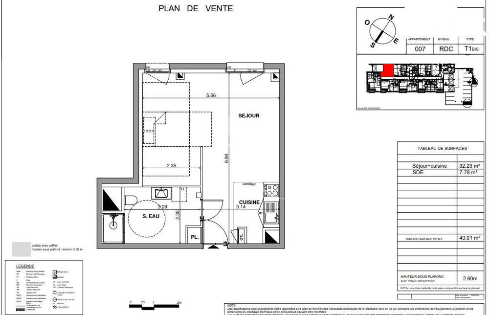 Vente Appartement Appartement Neuf T1 de 40 m² - Centre ville de LAVAL Laval