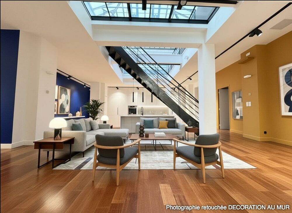 Vente Appartement Paris10. A deux pas des Folies Bergère - Loft d'exception sous verrière, au calme sur cour pavée. Paris 10