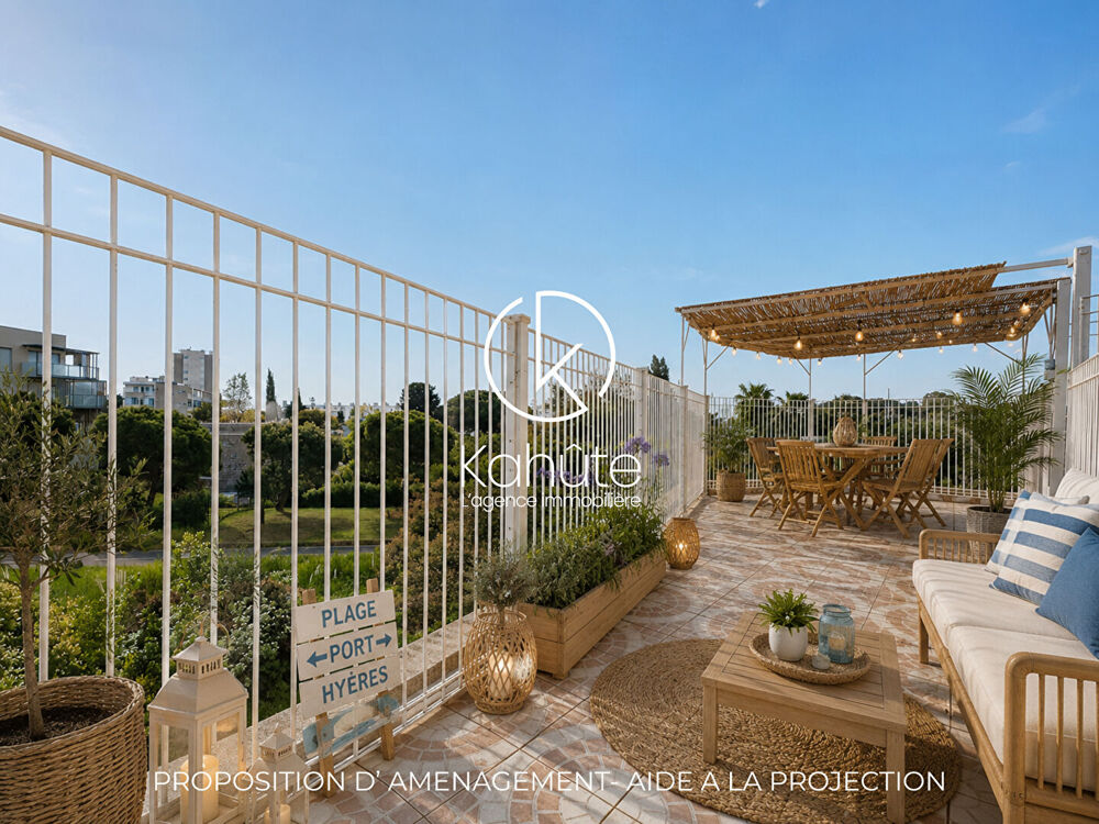 Les Salins, Haut de Villa, 6 p. 137 m² , 4 ch, 2 sdb, Toit terrasse