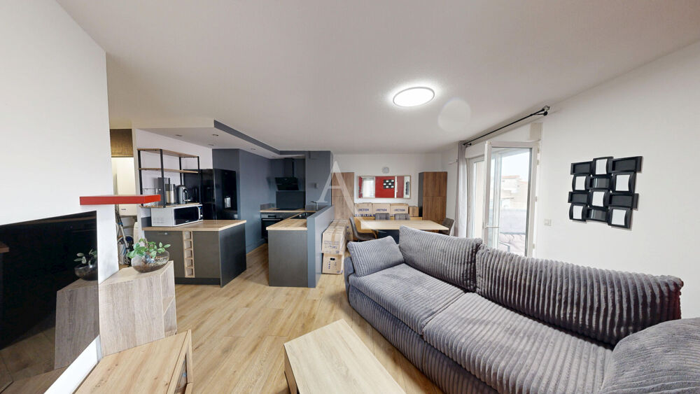Appartement T3 avec terrasse, ascenseur et parking privatif