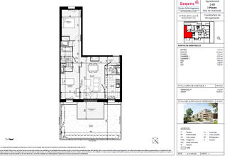  Appartement � louer 3 pi�ces 68 m�