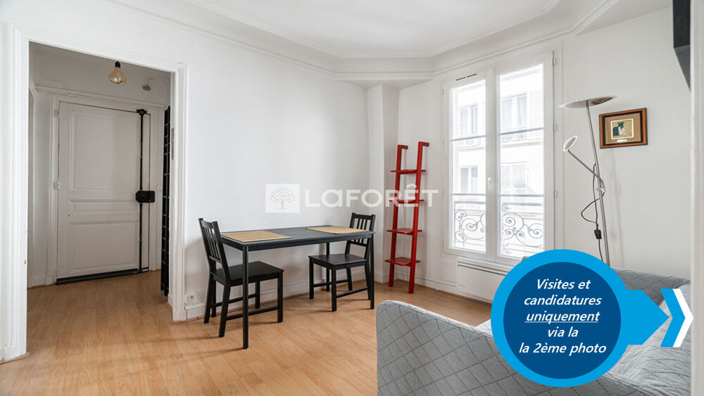 Appartement a louer paris-17e-arrondissement - 2 pièce(s) - 33 m2 - Surfyn