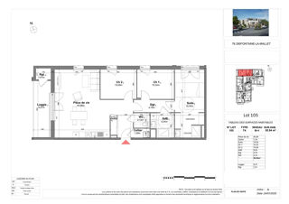  Appartement à vendre 4 pièces 90 m²