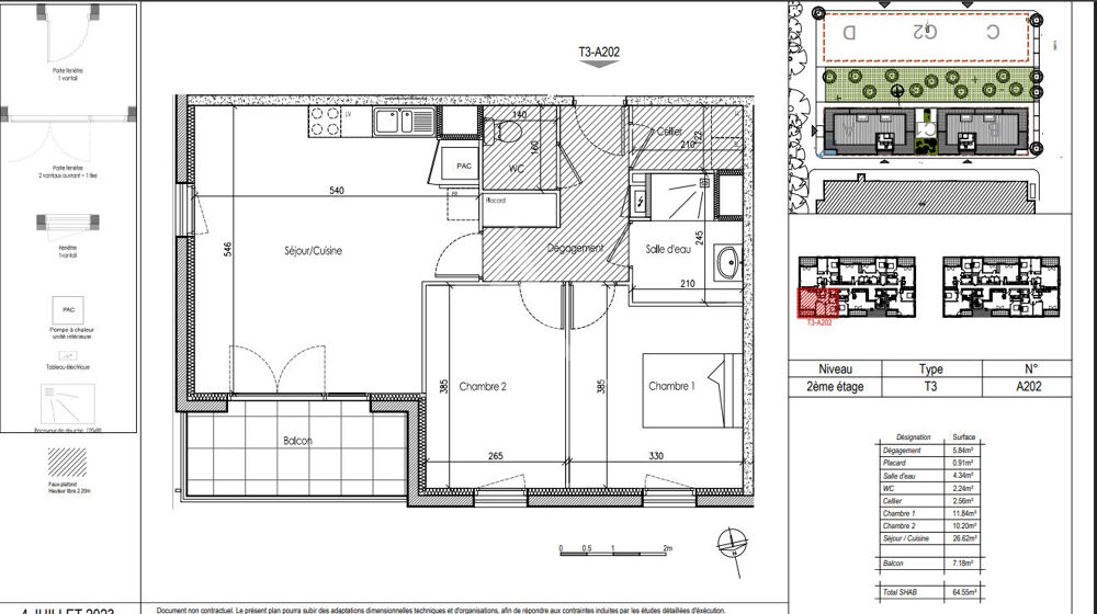 Vente Appartement Appartement T3 disponible de suite sur TRELAZE Trelaze