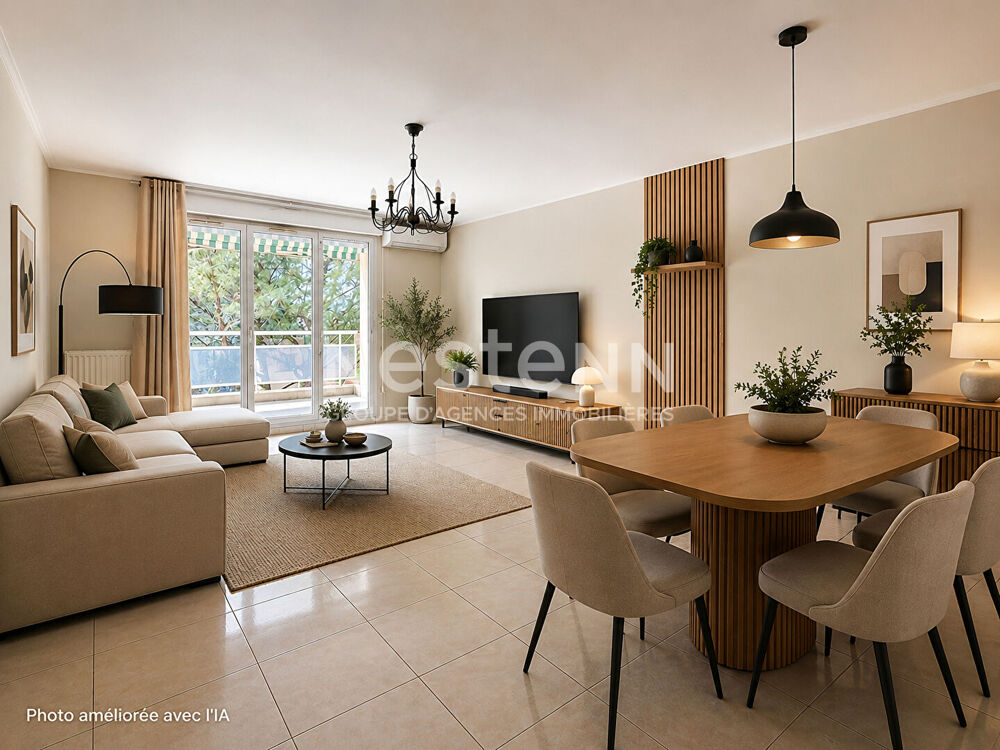 Grand Appartement T3 avec 2 chambres Traversant Terrasses Piscine - 69500 BRON