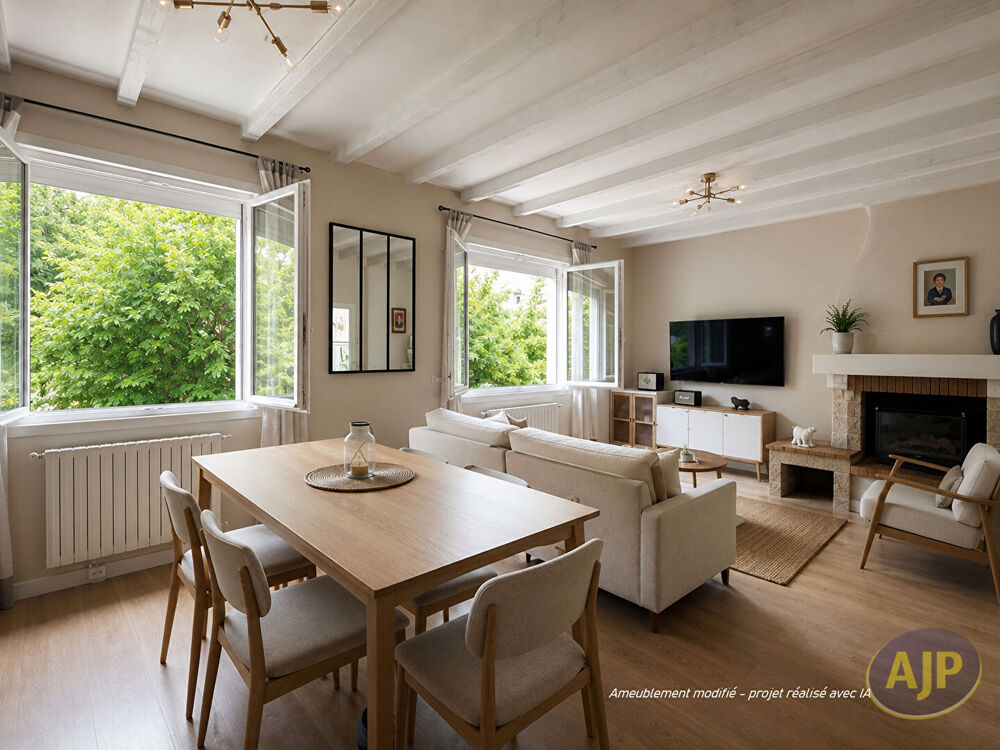 Maison 7 pièces 4 chbres jardin arboré garage double