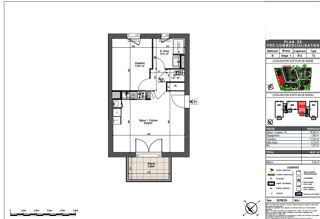  Appartement � vendre 2 pi�ces 46 m�