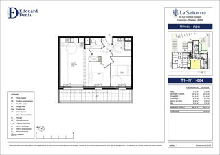  Appartement � vendre 3 pi�ces 60 m�