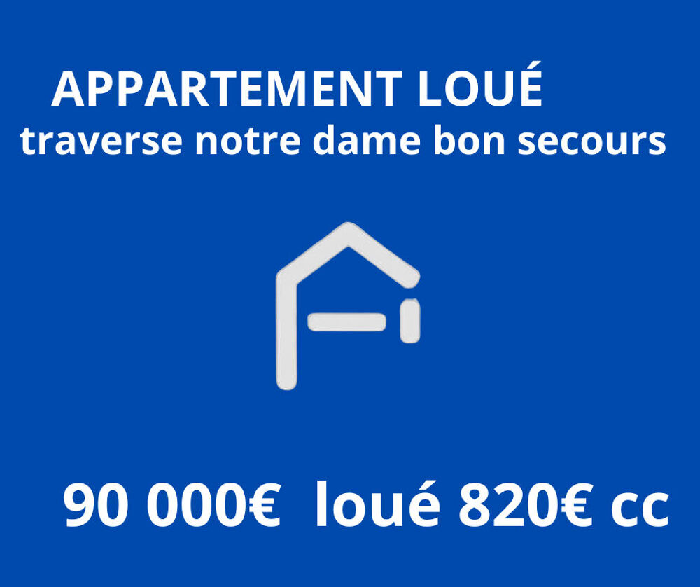 Appartement 3 pièces 60 m² · à Marseille 14 · 60 m² · 90 000 €