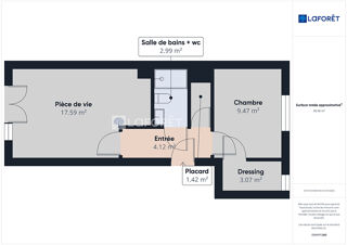  Appartement � vendre 2 pi�ces 39 m�