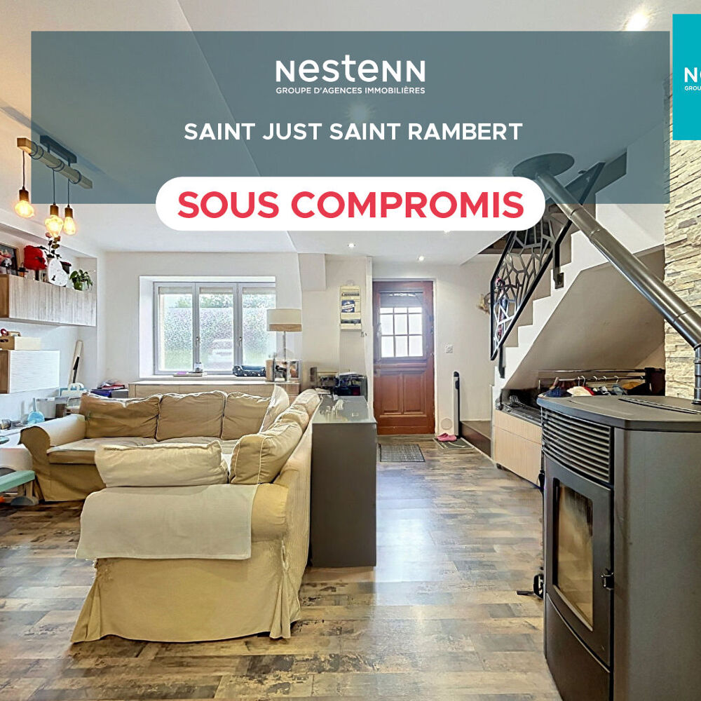 Vente Maison Maison de ville - quartier Saint-Rambert - 4 chambres - stationnement et belle terrasse ! Saint just saint rambert