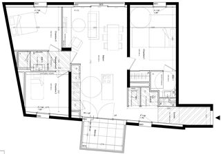  Appartement � vendre 4 pi�ces 86 m�