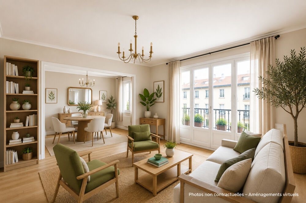Vente Appartement Vente appartement 3 chambres - 2�me �tage - Balcon - Calme Lyon 8