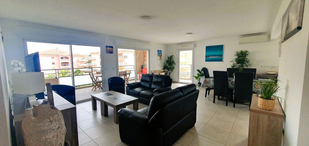 Sainte-Maxime - Appartement T5 de standing, résidence sécurisée, garage, 300 m de la plage