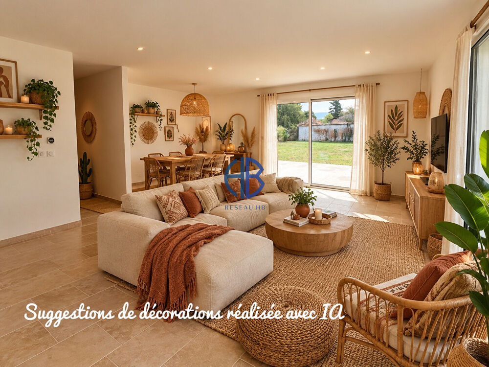 Villa 4 chambres plain pied 132 m²
