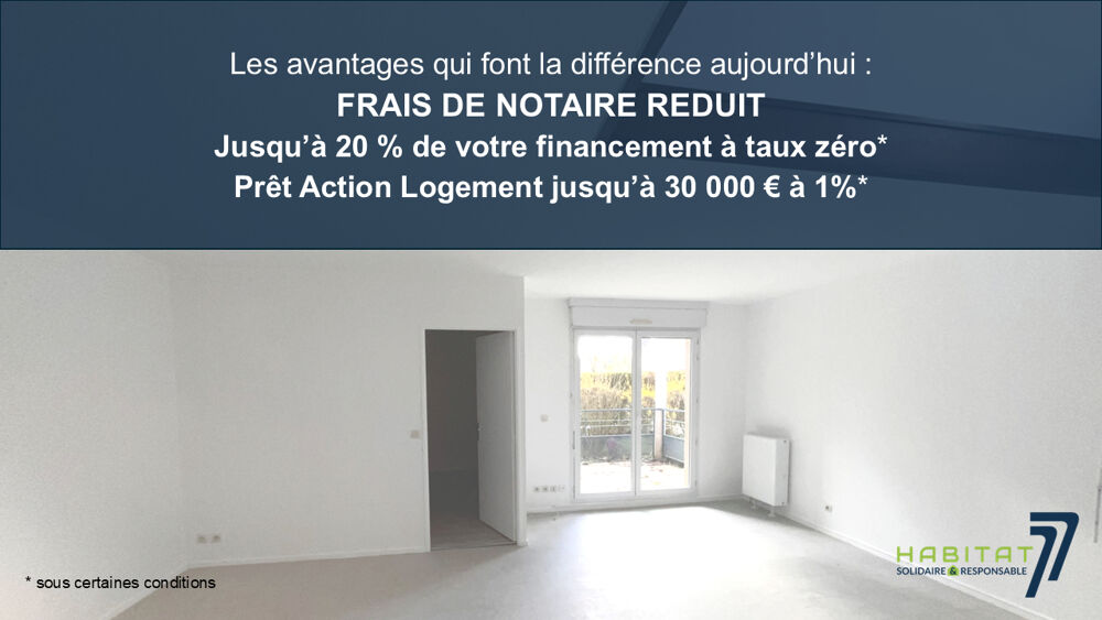 Vente Appartement DUPLEX 5 PIECES + PARKING 109.5 m2 Magny le hongre