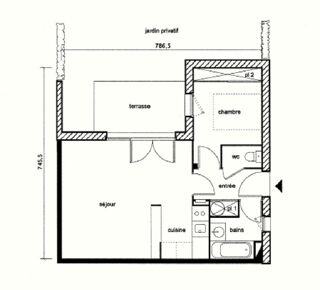  Appartement � vendre 2 pi�ces 43 m�