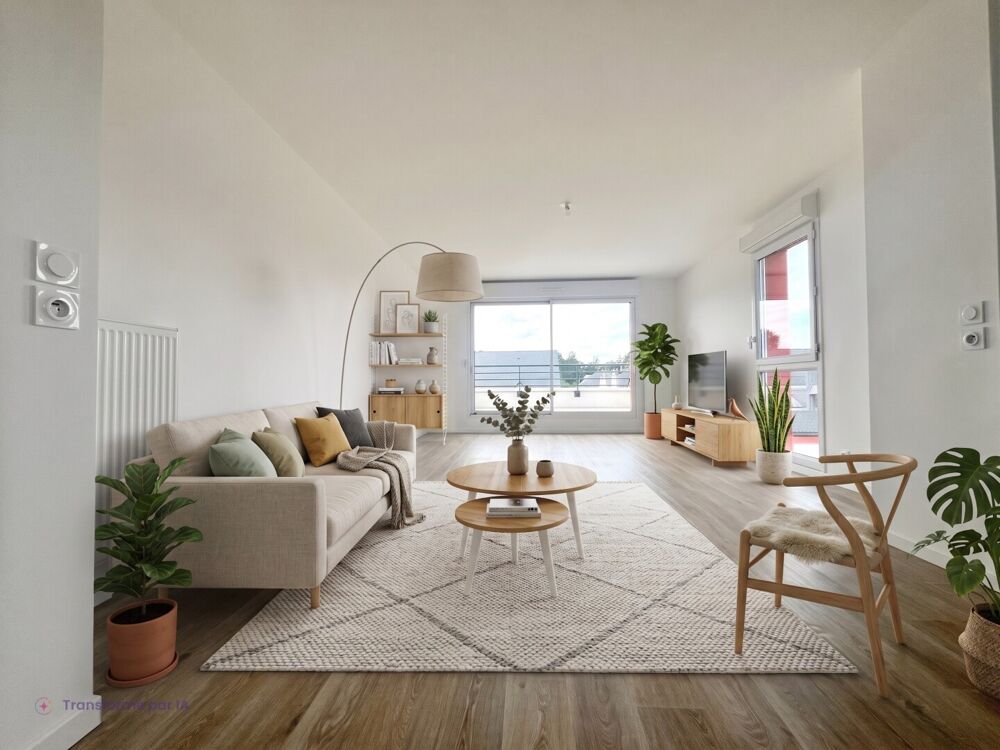 A VENDRE PLOEREN proche bourg appartement 3 pièces en dernier étage 2 places de parking et cave