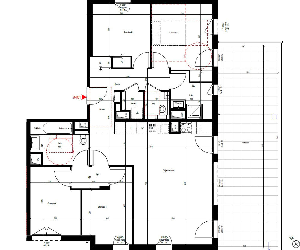 Vente Appartement Beau 5 PIÈCES Dernier Etage TERRASSE Caluire et cuire