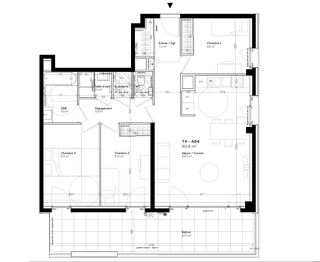  Appartement � vendre 4 pi�ces 81 m�