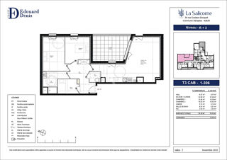  Appartement � vendre 3 pi�ces 79 m�