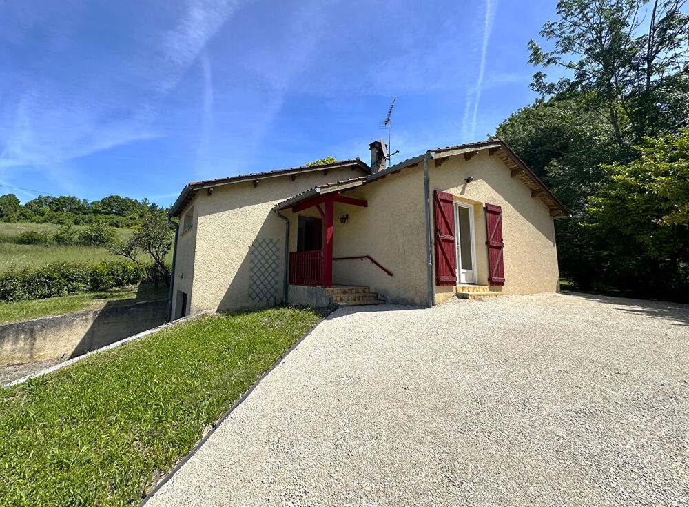 MONTPEZAT-DE-QUERCY - Maison avec garage et terrain