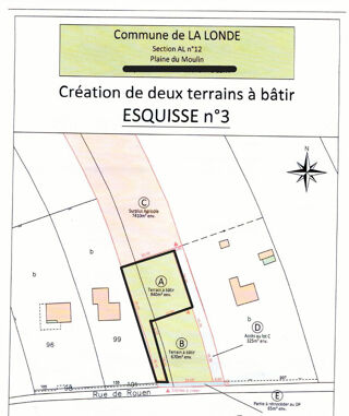  Terrain � vendre 840 m�