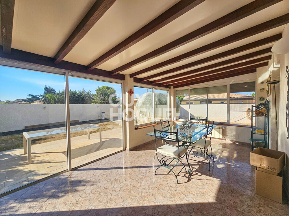 EXCLUSIVITÉ GUY HOQUET - Villa 3 chambres avec véranda et garage à Pépieux