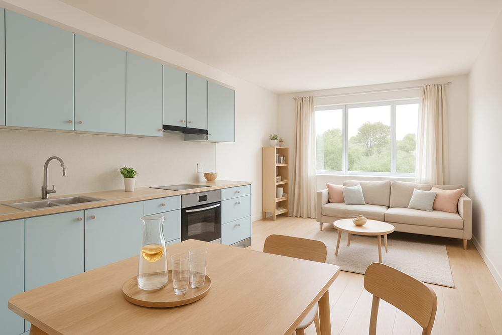 Appartement 3 pièces de 66 m2 (Villeurbanne)