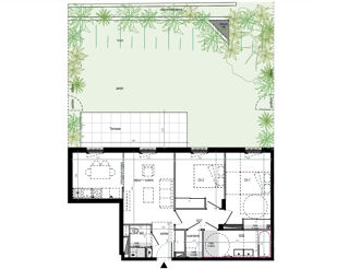  Appartement � vendre 3 pi�ces 65 m�