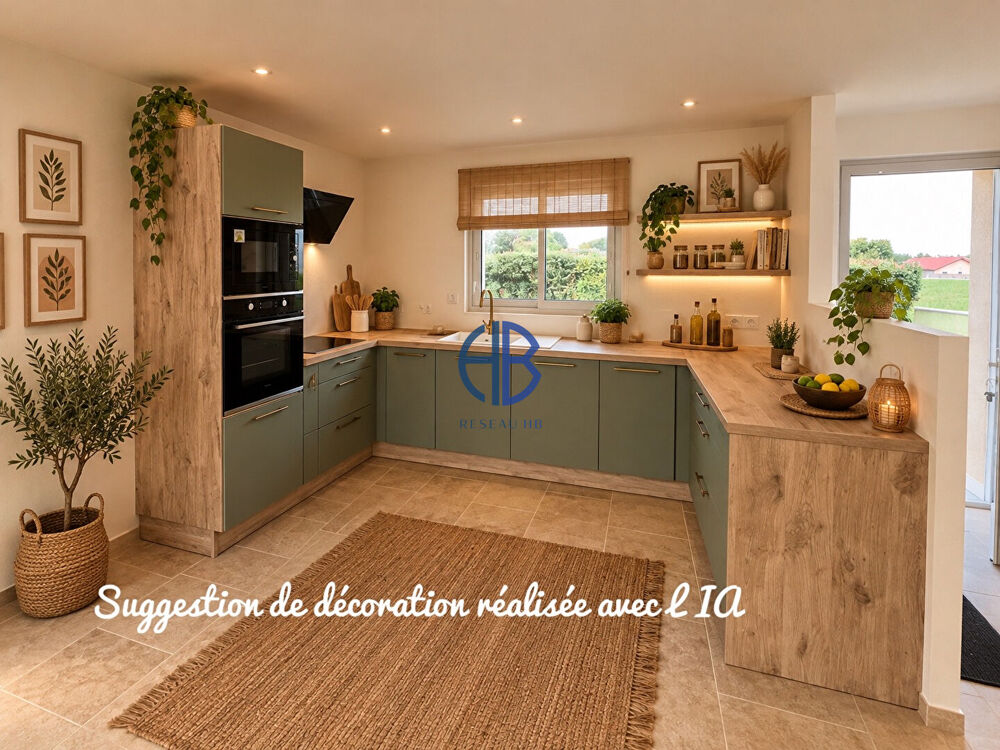Villa 4 chambres plain pied 132 m²
