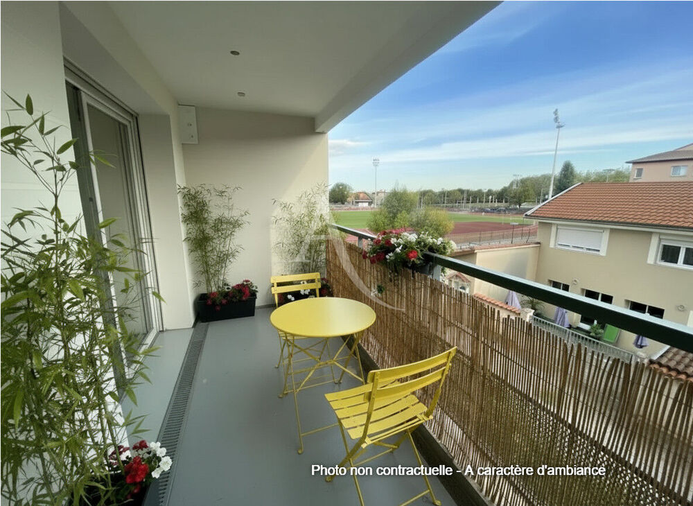 Appartement Villeurbanne 2 pièces 39 m2 avec balcon de 8m²