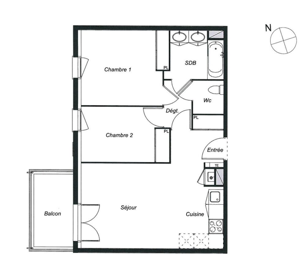 Vente Appartement Appartement Ambares Et Lagrave 3 pièce(s) Ambares et lagrave