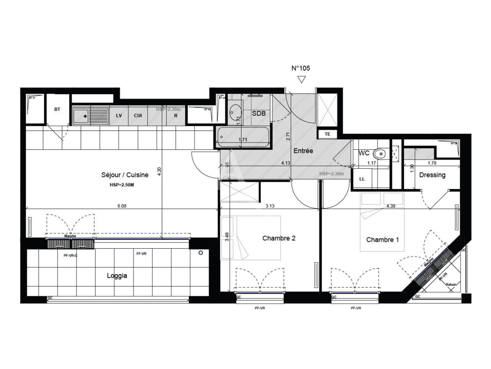 Vente Appartement Appartement 3 pièces de 61.12 m² - Saint-Germain-en-Laye Saint germain en laye