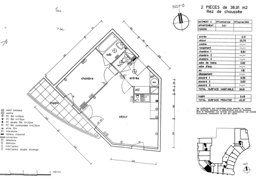 Location Appartement Appartement ERMONT - MEUBLE - 2 pièces - 38,96 m² Ermont