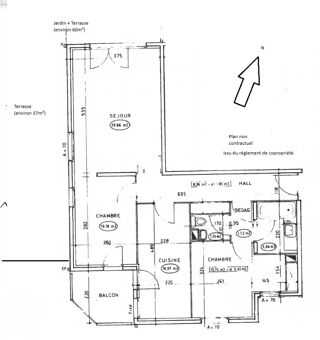  Appartement � vendre 3 pi�ces 67 m�