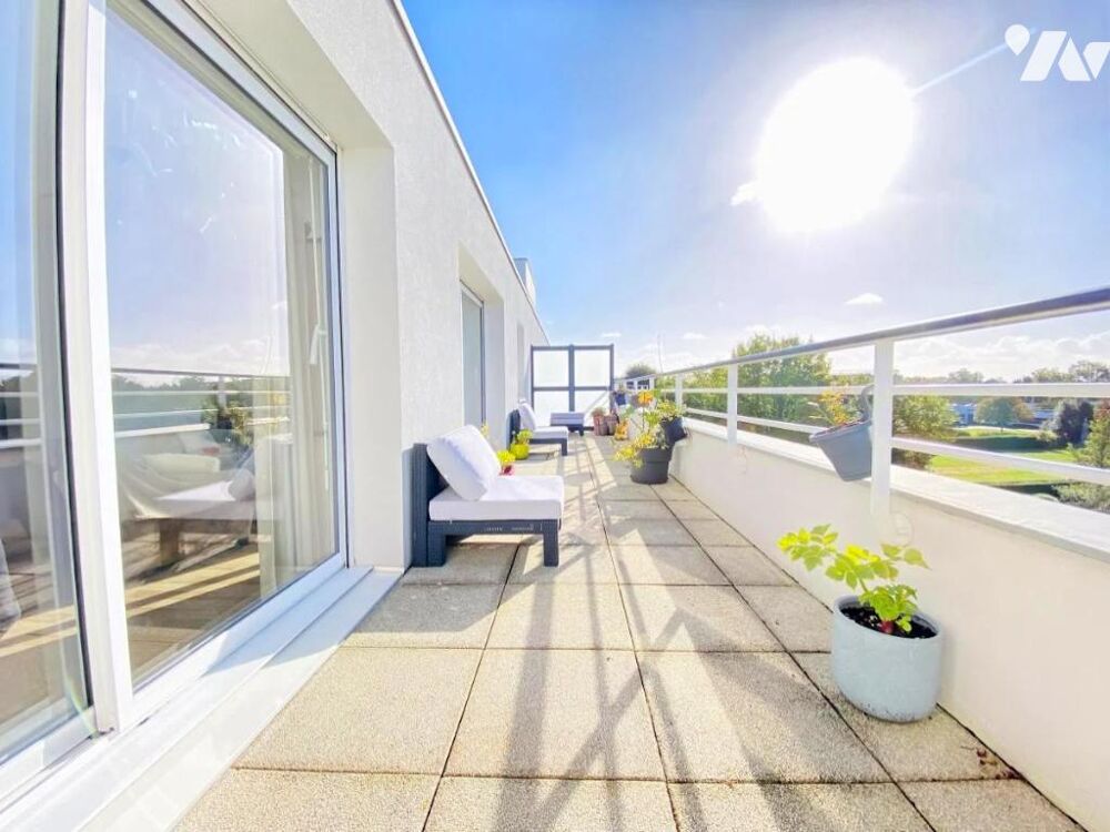 Vente Appartement Plescop Bourg – T3 au dernier étage avec terrasse plein sud, garage et parking Plescop
