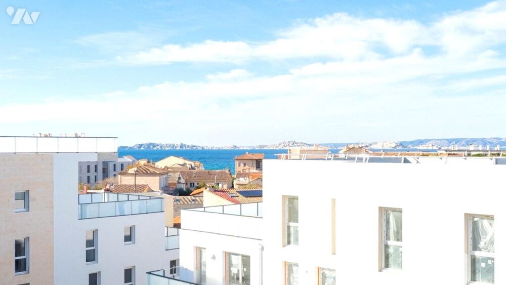 Vente Appartement Vieille chapelle : T4 de 110 m² dont trois chambres + terrasse de 160 M² + double box-garage. Marseille 8