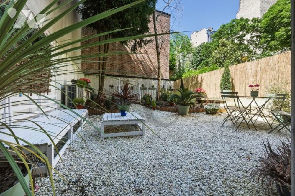 Vente Appartement Paris 16e � Rue de la Source / Villa Montmorency � Rez-de-jardin r�nov� avec jardin privatif Paris 16